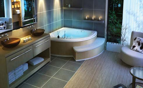 Melt your stress away in a redesigned bathroom