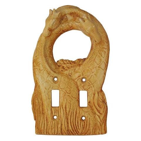 Necking Giraffes Orange