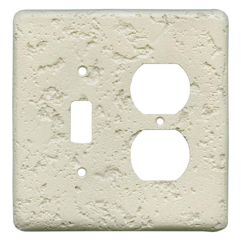 Stonique Cappuccino - 2 Toggle/1 GFCI Rocker Switchplates