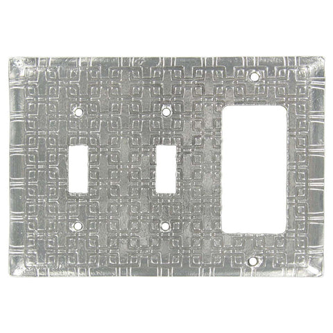 Squares - 2 Toggle/1 GFCI Rocker Switchplates