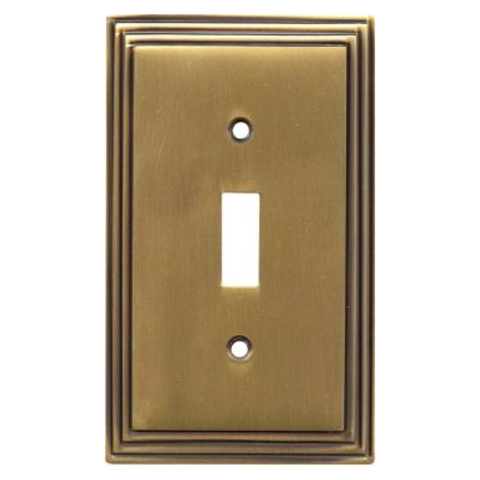 Art Deco Step Antique Brass
