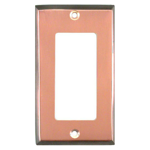 Antiqued Edge Copper - GFCI Rocker Switch Plate Covers
