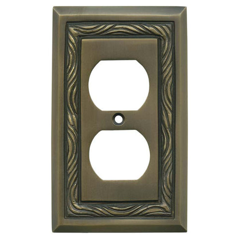 Rope Accent Antique Brass - Outlet Covers