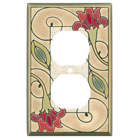 Jacobean Flower Ceramic