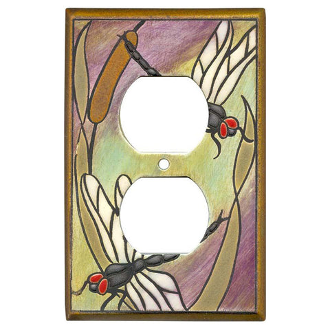 Dragonfly Bulrush Ceramic
