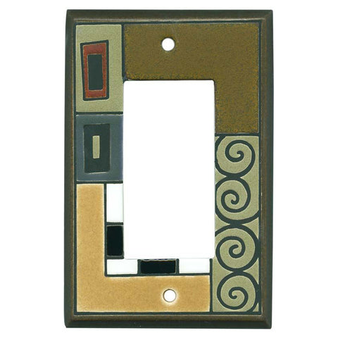 Klimt Ceramic - GFCI Rocker Switch Plate Covers