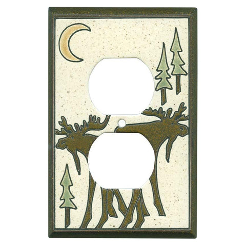 Big Bull Moose Ceramic - Outlet Covers