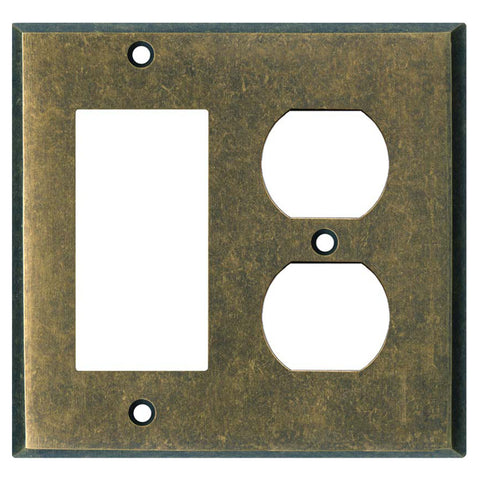 Dark Mottled Antique Brass