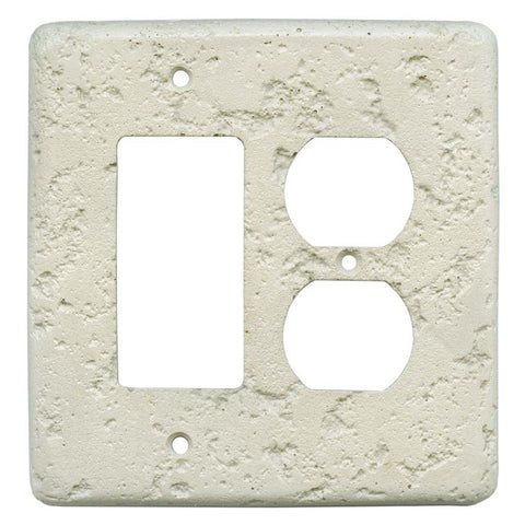 Stonique Cappuccino - GFCI Rocker/Duplex Outlet Wall Plates
