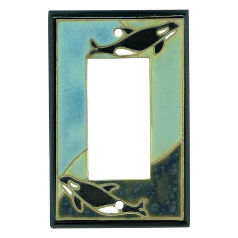 Orca Ceramic - GFCI Rocker Switch Plate Covers