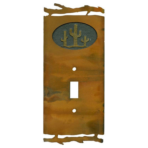 Rustic Cactus - Single Toggle Switch Plates