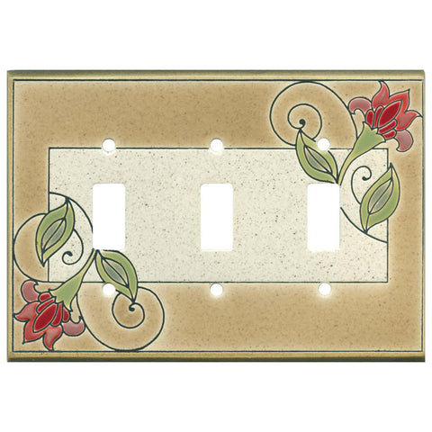 Jacobean Flower Ceramic