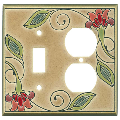 Jacobean Flower Ceramic