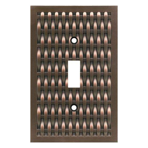 Basketweave Antique Copper