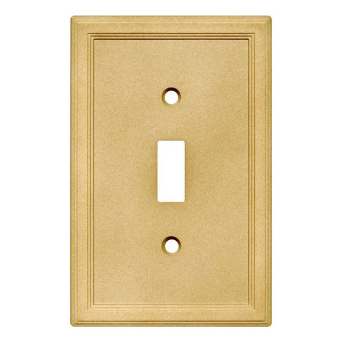 Cast Stone Sienna - Single Toggle Switch Plates