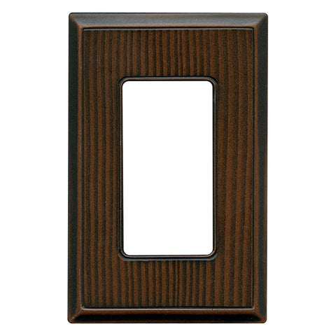 Wood Grain Oil Rubbed Bronze Cast Metal Magnetic