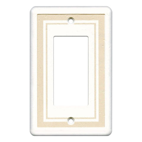 Cast Stone Warm Beige - Single Toggle Switch Plates