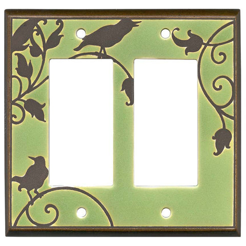 Songbirds Green Ceramic