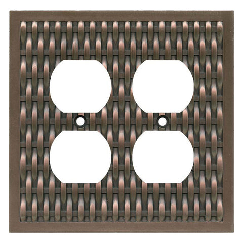 Basketweave Antique Copper