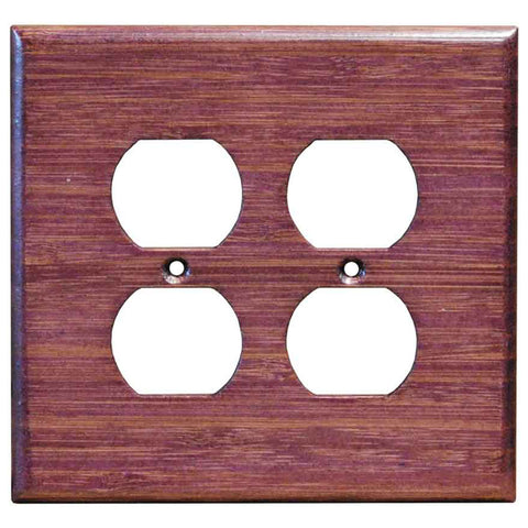 Bamboo Wild Geranium Purple - GFCI Rocker/Duplex Outlet Wall Plates