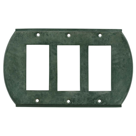 Ovalle Verdigris - Cable Wall Plates