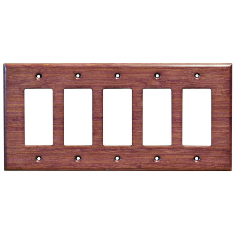 Bamboo Wild Geranium Purple - GFCI Rocker/Duplex Outlet Wall Plates