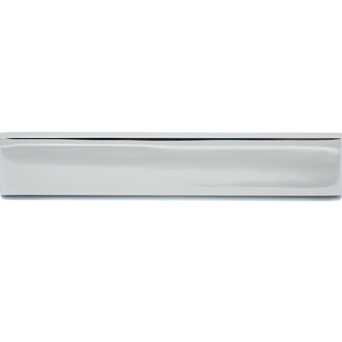 Satin Nickel Detailed Edge Rectangular Pull