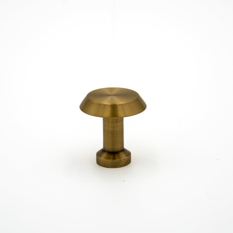 Dark Antique Brass Circle Knob