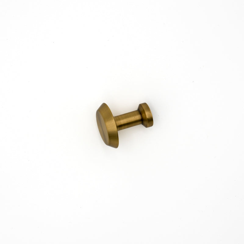 Dark Antique Brass Circle Knob