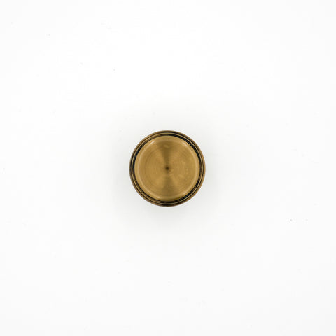 Dark Antique Brass Detailed Edge Circle Knob