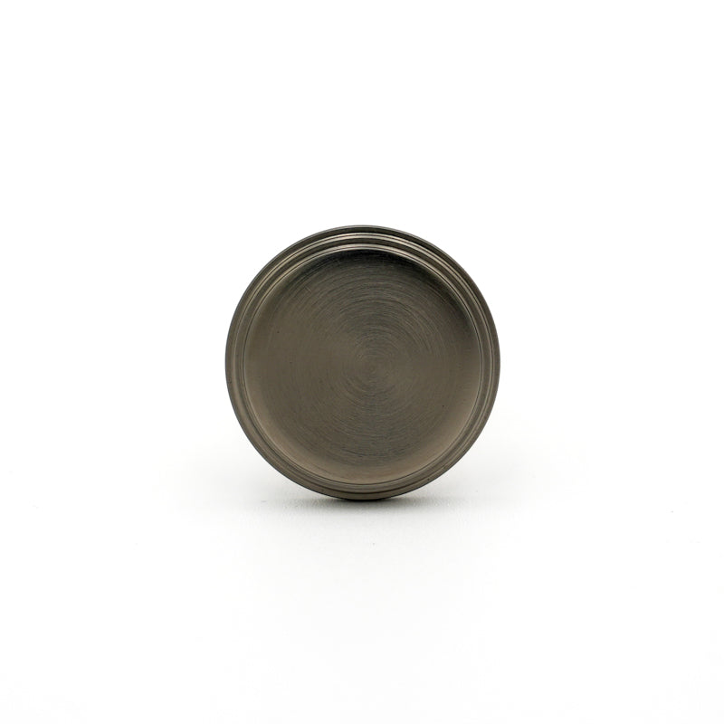Antique Pewter Detailed Edge Circle Knob