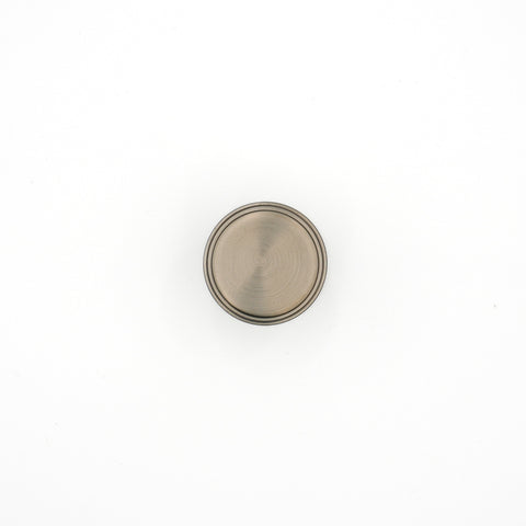 Antique Pewter Detailed Edge Circle Knob