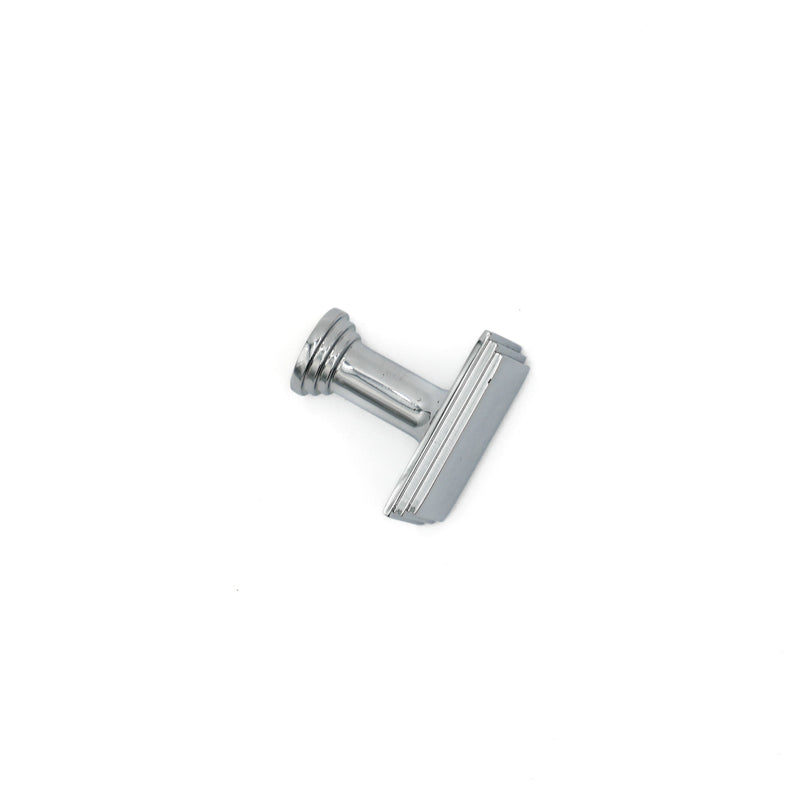 Polished Nickel Detailed Edge Square Knob