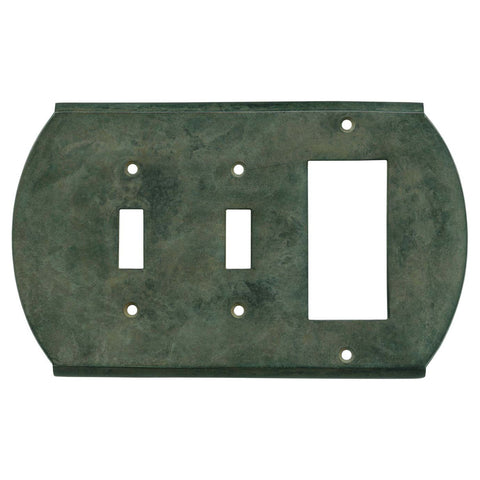 Ovalle Verdigris - Cable Wall Plates