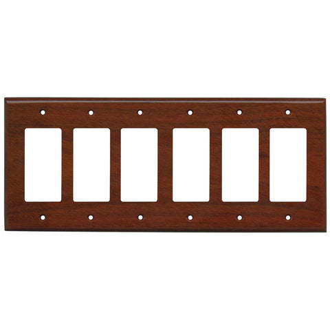 Bloodwood Satin Lacquer - Cable Wall Plates