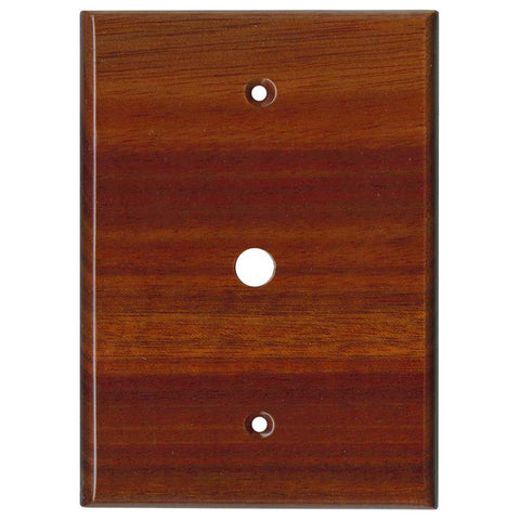 Bloodwood Satin Lacquer - Cable Wall Plates