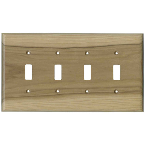 Hickory Unfinished - Single Toggle Switch Plates