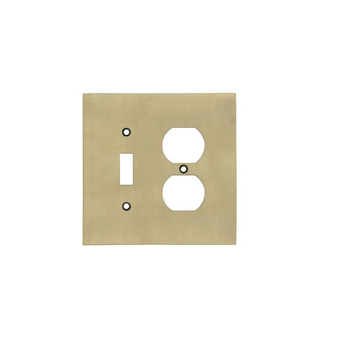 Modern Antique Wall Plates with Brass Finish