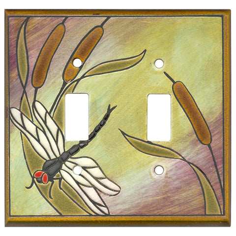 Dragonfly Bulrush Ceramic