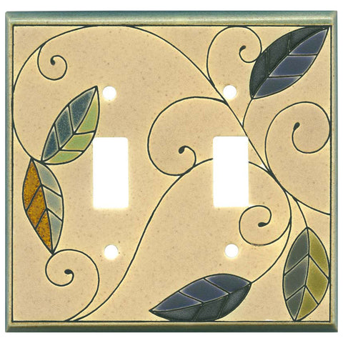 Mosaic Leaves Ceramic