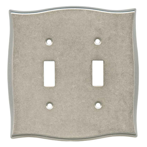 Brainerd Lylah Vintage Nickel - Combination 1 Toggle/Rocker Switch Covers