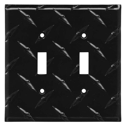 Polished Diamond Plate Tread Black