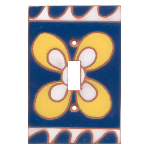 Mexitile Flower - GFCI Rocker Switch Plate Covers