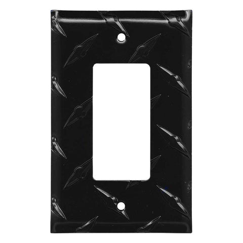 Polished Diamond Plate Tread Black