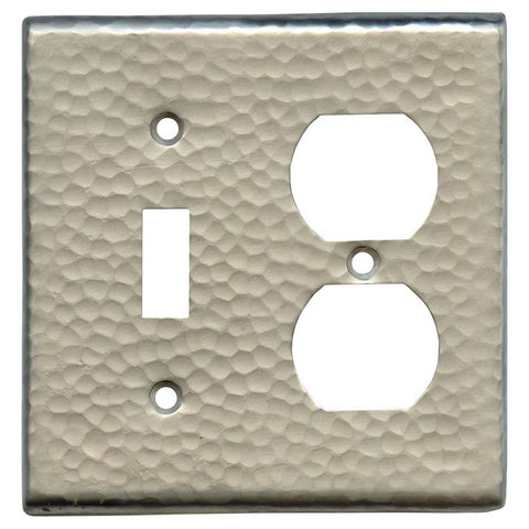 Hammered Antique Pewter - Combination 1 Toggle/Outlet Cover Plates