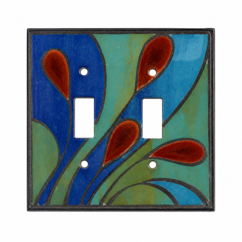 Peacock Ceramic - 2 Toggle