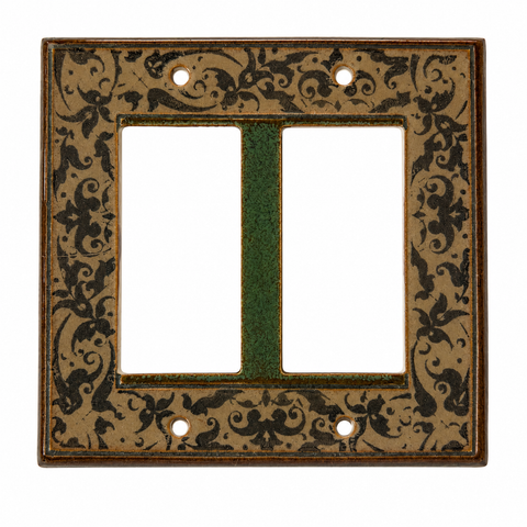Arabesque Ceramic - 2 GFI Rocker