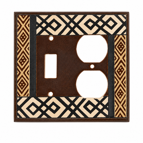 Tribal Ceramic - 1 Toggle/Duplex