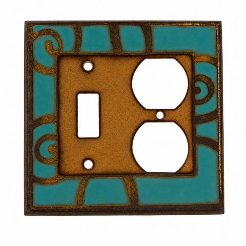 Swirls Ceramic - 1 Toggle/Duplex