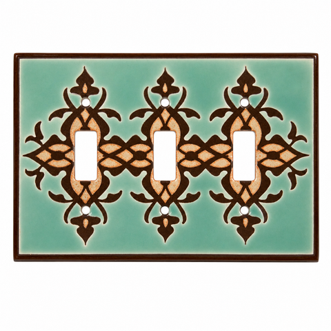 Persian Turquoise Ceramic - 3 Toggle